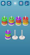 برنامه‌نما Hoop Stack: Sort Puzzle عکس از صفحه