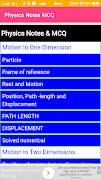 Physics Notes MCQ 截图 1