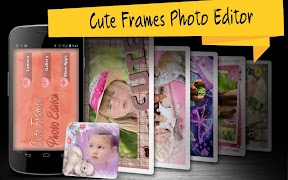 Bingkai gambar comel syot layar 1