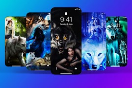 Wolf Wallpaper HD imagem de tela 3