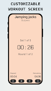 4 Schermata Workout timer Tabata & HIIT