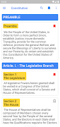 United States Constitution poster