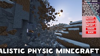 Realistic Physics Minecraft PE Poster