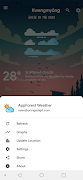 برنامه‌نما AppForest Weather عکس از صفحه