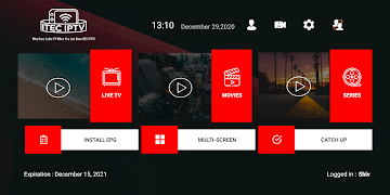 3 Schermata ITEC IPTV