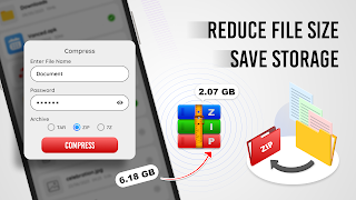 Zip Extractor - Zip UnZIP RAR screenshot 1