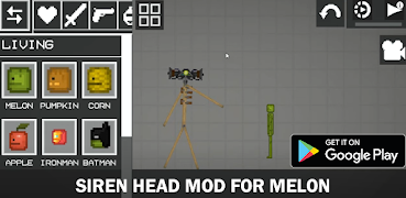 SirenHead for melon playground ภาพหน้าจอ 3