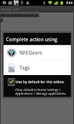 NFC Gears screenshot 2