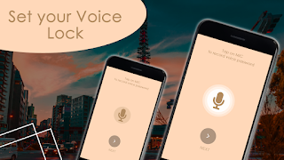 Voice Screen lock Pattern and Pin Lock โปสเตอร์