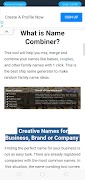 4 Schermata Name Combiner