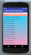 Austrian PostCodes Quick Search screenshot 4