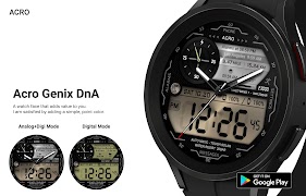 Acro Genix DnA Digi Watchface ภาพหน้าจอ 3