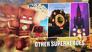 Superheroes 2 Minecraft Thanos اسکرین شاٹ 2