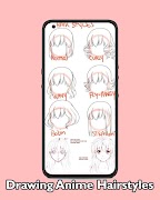 Anime Drawing Tutorials captura de pantalla 7