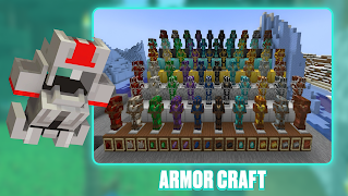 Armor Craft for Minecraft Mod पोस्टर