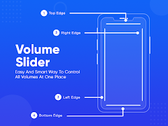 Volume Slider For Android Plakat