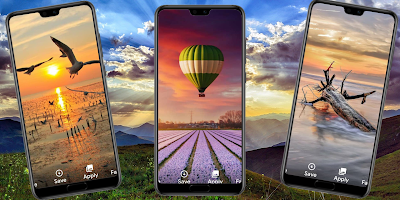sunset wallpaper 스크린샷 1