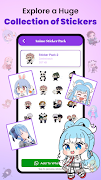 Anime Stickers for WhatsApp スクリーンショット 2