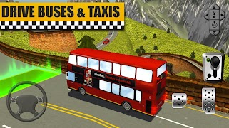 Bus & Taxi Driving Simulator Ekran Görüntüsü 7