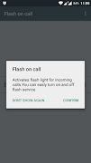 برنامه‌نما Flash on call عکس از صفحه