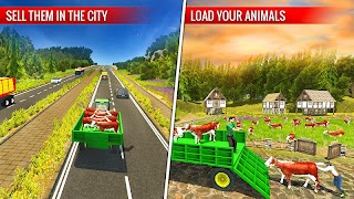 Tractor Cargo Transport : Farming simulator 2018 پوسٹر