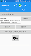 Encryptor - Text & File encryption! captura de pantalla 3