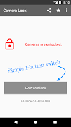 برنامه‌نما Camera Lock عکس از صفحه