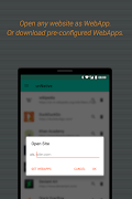 unNative - WebApp Browser screenshot 1