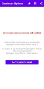 Developer Options تصوير الشاشة 1