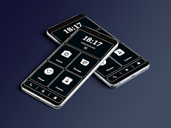 Launcher Dark White poster