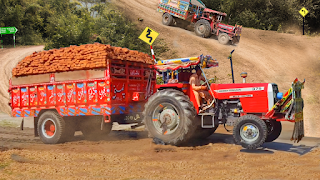 Farming Tractor Pull Simulator تصوير الشاشة 1