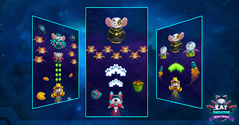 Cat Invaders - Galaxy Attack Space Shooter 截图 4