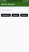 WPS WPA WIFI PIN GENERATOR تصوير الشاشة 1
