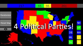 US Electoral Map screenshot 1