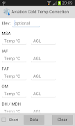 Aviation Cold Temp Correction poster