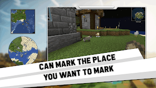 Realistic Minimap Mod for MCPE ảnh chụp màn hình 2