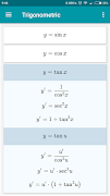برنامه‌نما Derivative Table عکس از صفحه