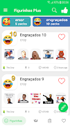 برنامه‌نما Figurinhas Plus  WAStickerApps عکس از صفحه
