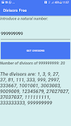Calculadora Divisores ポスター