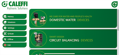 Caleffi VisionAR screenshot 1
