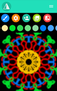 برنامه‌نما Paint page - Pattern Draw app عکس از صفحه
