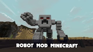 Robot Mod for Minecraft PE Affiche