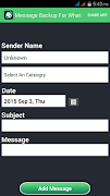برنامه‌نما Message Backup عکس از صفحه