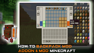 4 Schermata Backpack Mod Traveler Addon