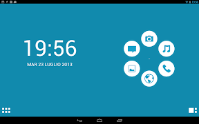 Basic Blue Theme for Smart Lau capture d'écran 2
