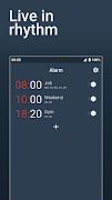 Clock + Stopwatch + Timer تصوير الشاشة 1