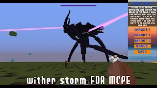 برنامه‌نما Wither Storm Mod Minecraft PE عکس از صفحه