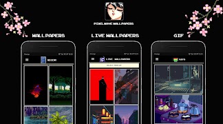 Pixelwave Pixel Art Wallpapers screenshot 1
