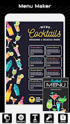 برنامه‌نما Menu Maker - Vintage Design عکس از صفحه
