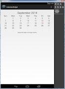 Calendar Widget Month View screenshot 1